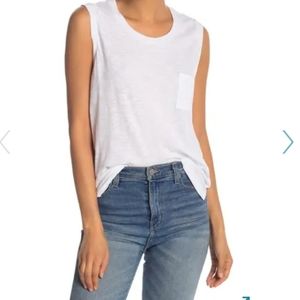 Madewell Pocket Slub Muscle Tank Size XS